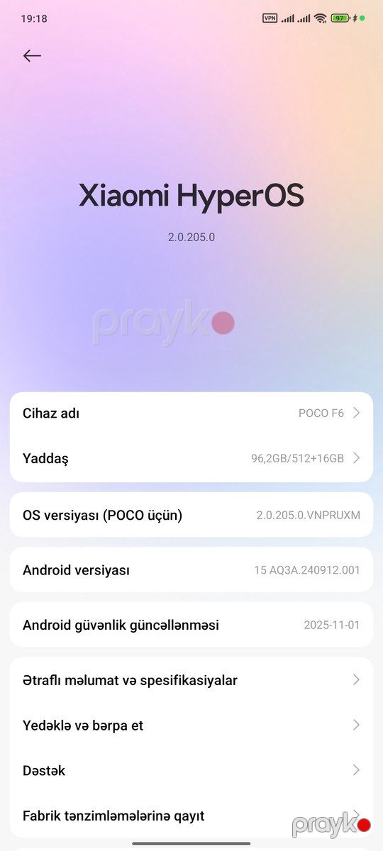 Xiaomi Poco F6 Black 512GB/12GB — Smartfonlar, Bakı (3)