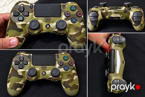 Məhsul: Sony DualShock 4 (PS4) oyun pulti – Kamuflyaj rəngli — Qax