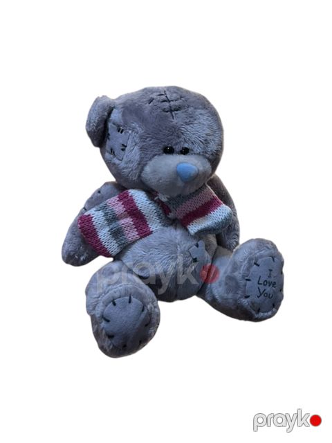Yumşaq oyuncaq FSY-12159, peluş, boz, 10 sm — Bakı