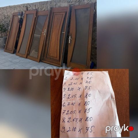 Qapılar 9 ədəddir hamısı birlikdə 350 manata satılır ölçülər qeyd — Bakı