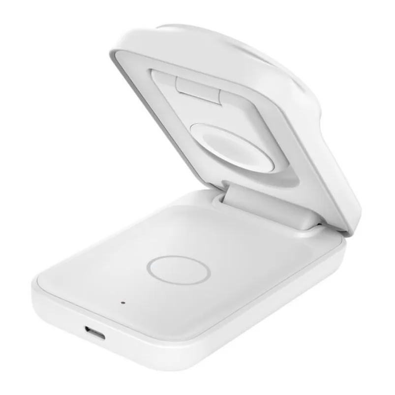 Enerji toplama cihazi Belkin 25W Qi2 3-in-1 Foldable charger White — Mallar, Bakı (2)
