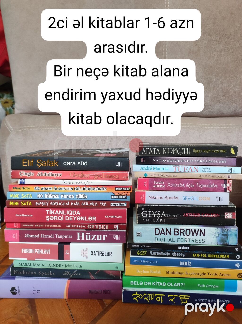 Kateqoriya: Kitablar (yeni və 2-ci əl), müxtəlif janrlar her birinin — Kitablar, Bakı (2)