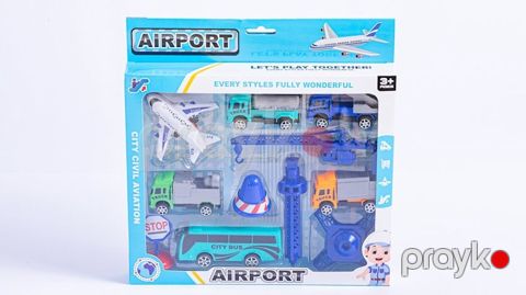 Aeroport oyuncaq dəsti AP63037, 3 yaşdan, rəngbərəng - Piramida10227 — Bakı