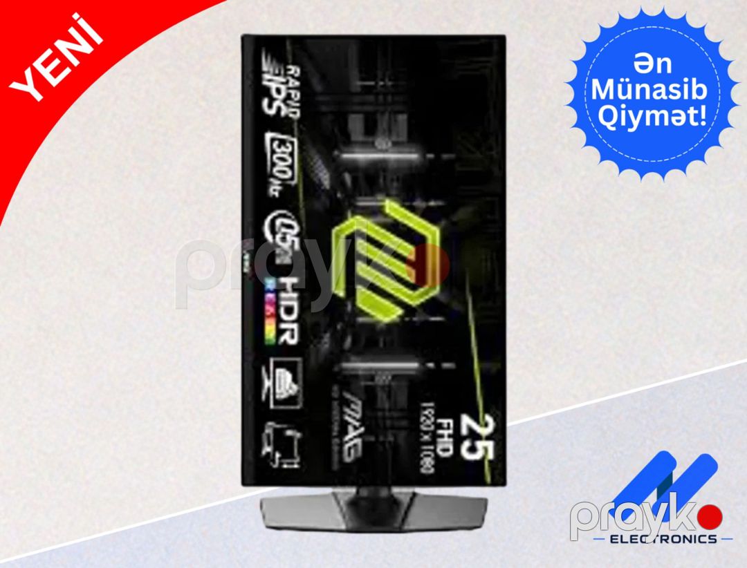 Monitor MSI MAG 255PXF 300HZ — Kompüterlər və noutbuklar, Bakı (2)
