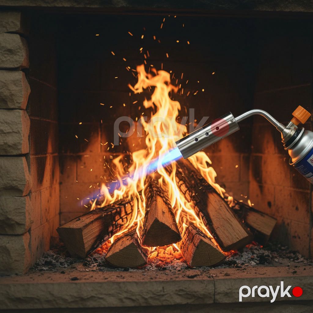 Alov tapançası barbekü üçün, tənzimlənən alov, 1300C — Mallar, Bakı (3)