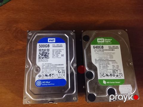 Məhsul: Western Digital 3.5" Sata HDD-lər (2 ədəd) 1) WD Blue 500GB — Neftçala