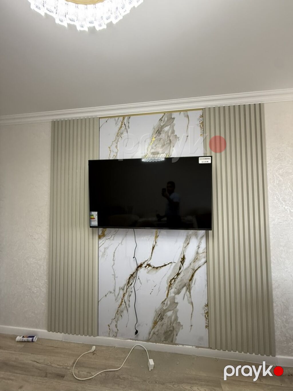 UA75/55 139cm İlk defe qutudan açıldı divara vuruldu böyük oldugu — Plitka və örtü materialları, Bakı (2)