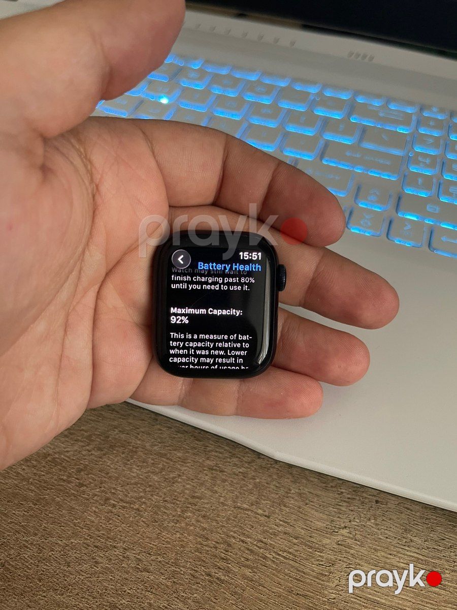 Apple Watch Series 9 Aluminum Midnight 41mm — Ağıllı saatlar və biləkliklər, Bakı (4)
