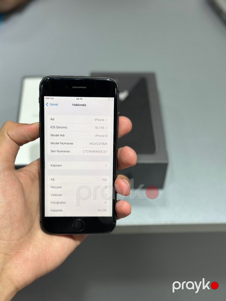 Apple iPhone 8 Space Gray 64GB — Smartfonlar, Bakı (3)