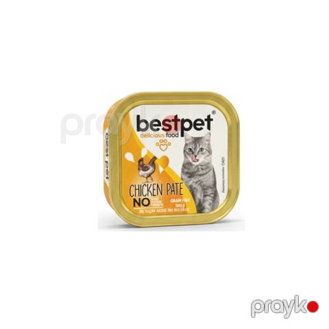 Pişiklər üçün konserv Bestpet, toyuq, 100 q — Bakı