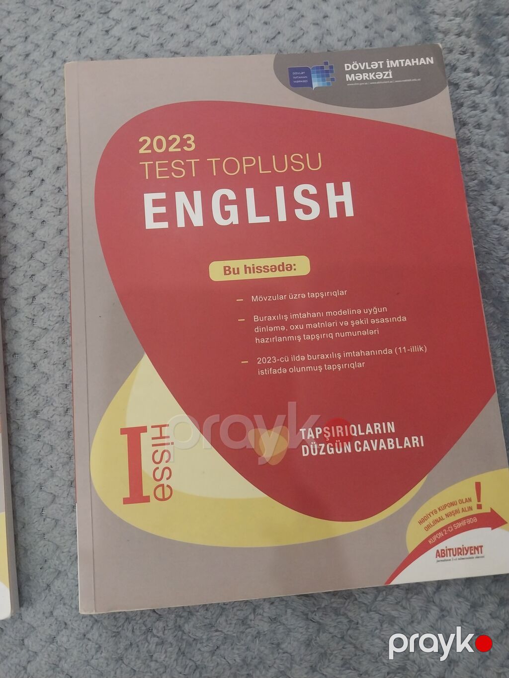 İngilis dili Testlər 11-ci sinif, DİM, 2-ci hissə, 2023 il — Kitablar, Bakı (2)