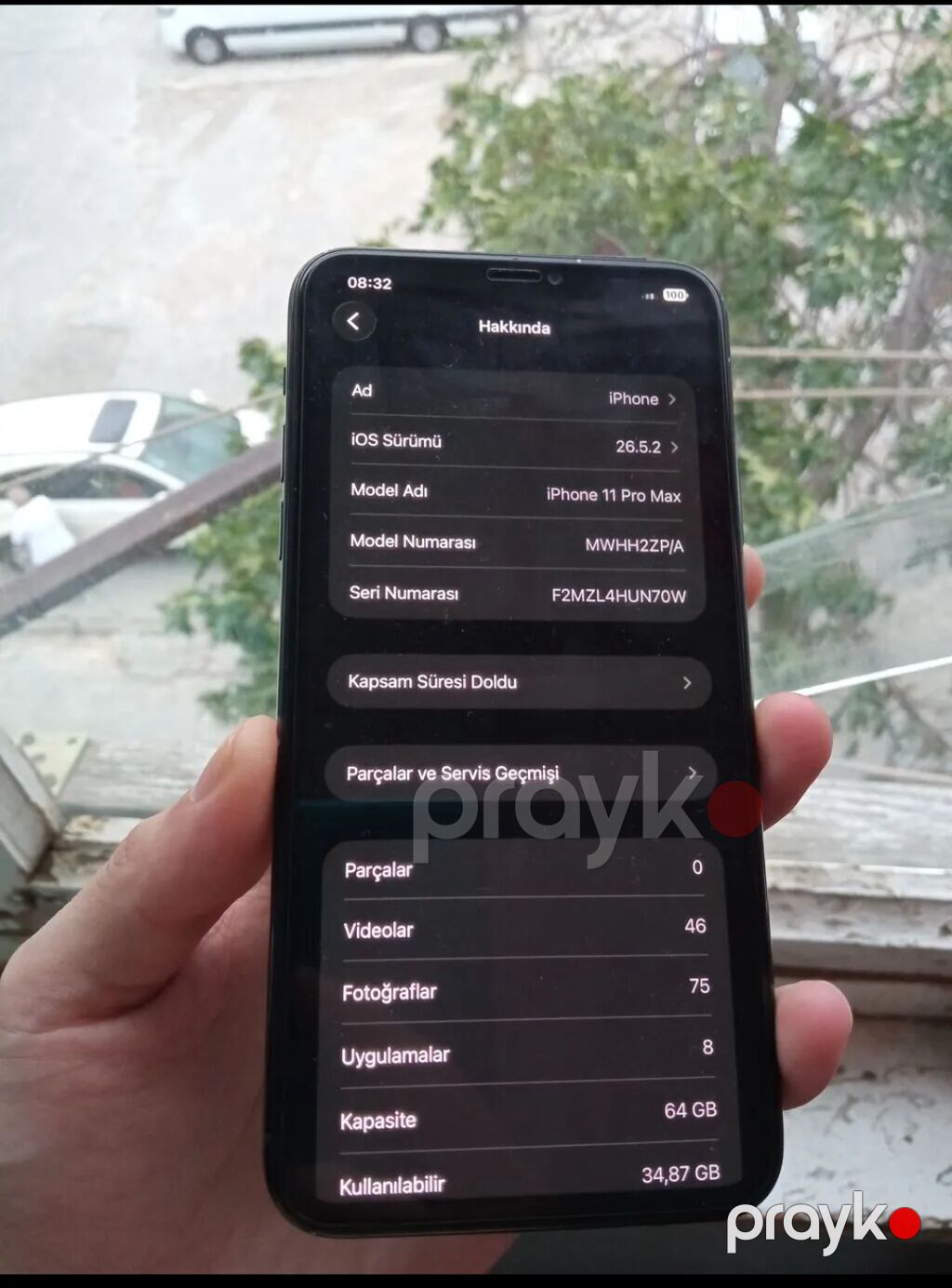 IPhone 11 Pro Max, 64 GB, Matte Midnight Green, Face ID — Apple iPhone, Bakı (2)