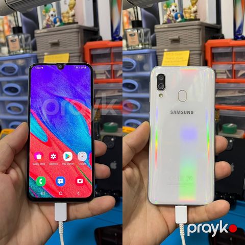 Samsung Galaxy A40 White 64GB/4GB — Bakı