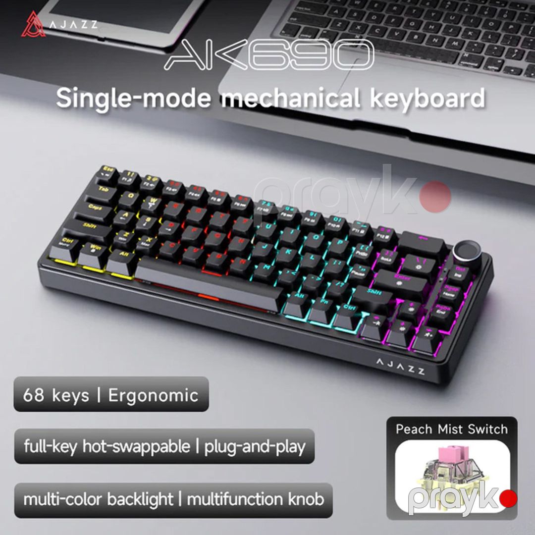 Ajazz AK690 klaviaturası — Periferik cihazlar, Bakı (2)