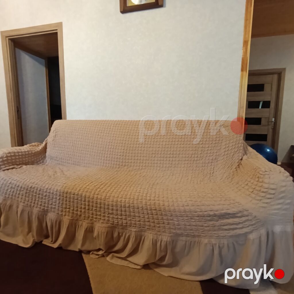 Qəhvəyi rəngli mebel örtüləri dəsti - Tərkib: divan və iki kreslo — Örtüklər və çarşavlar, Digah (2)