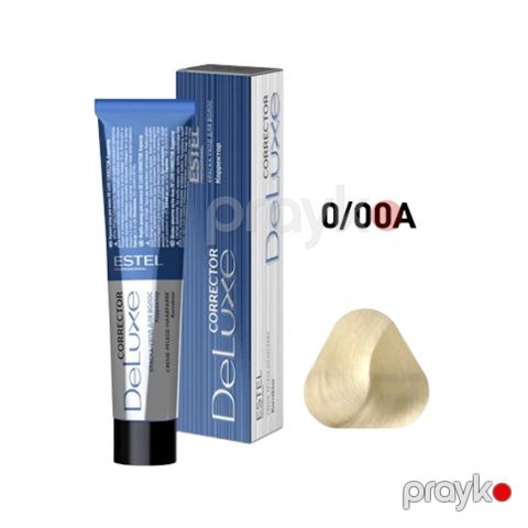 Saç boyası Estel DeLuxe Corrector 0/00A 60 ml — Bakı