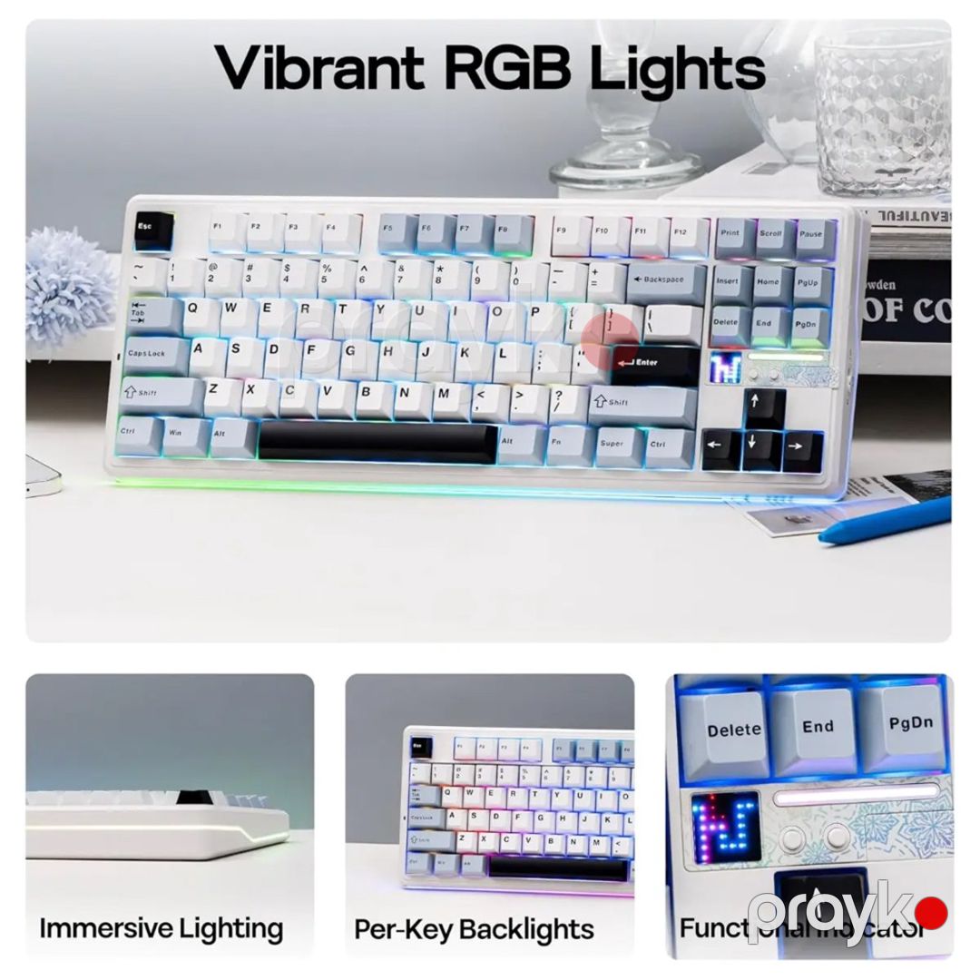 Aula F87 Pro V2 - Grey — Periferik cihazlar, Bakı (4)