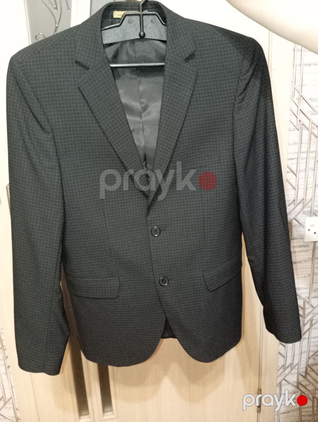 Kişi pencəkləri – 2 model 1) Qara klassik pencək - 2 düyməli, klassik — Caketi, Digah (4)