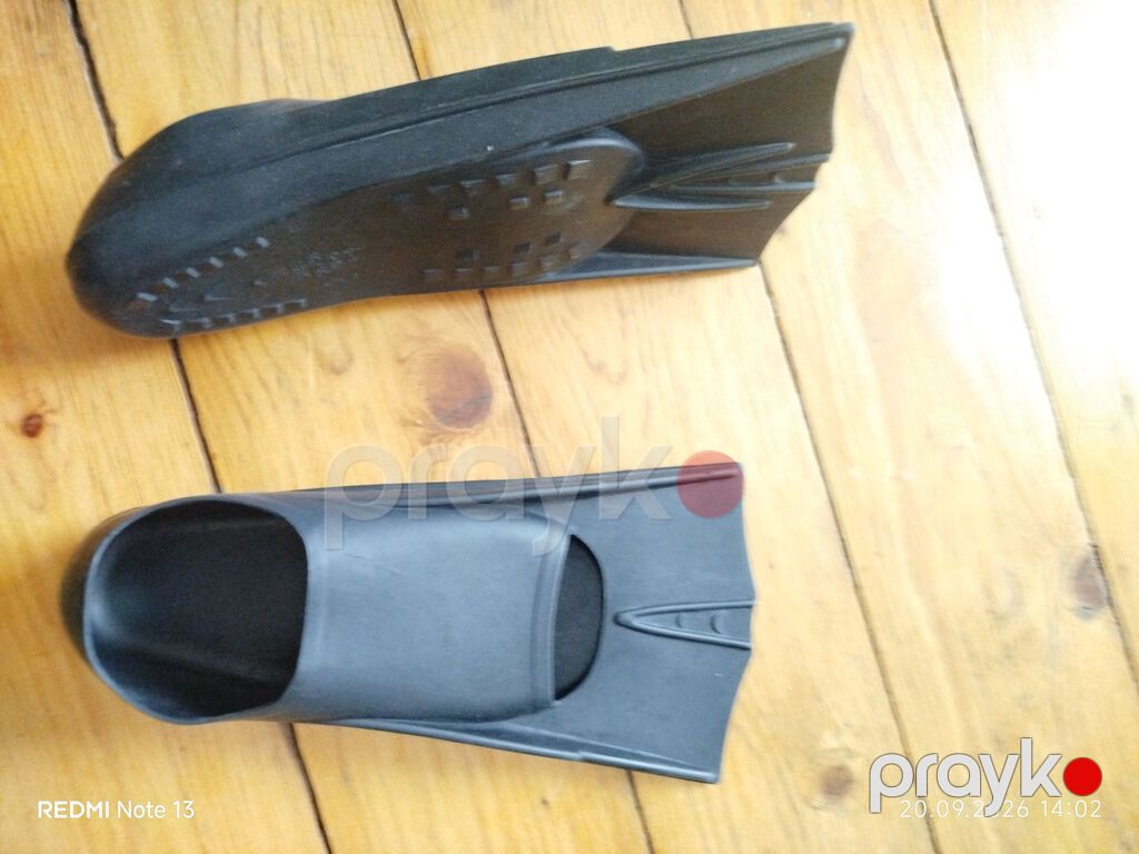 Qısa üzgüçülük ləpiri (qısa pər) – cüt - Material: tam kauçuk/silikon — İdman və istirahət, Bakı (2)