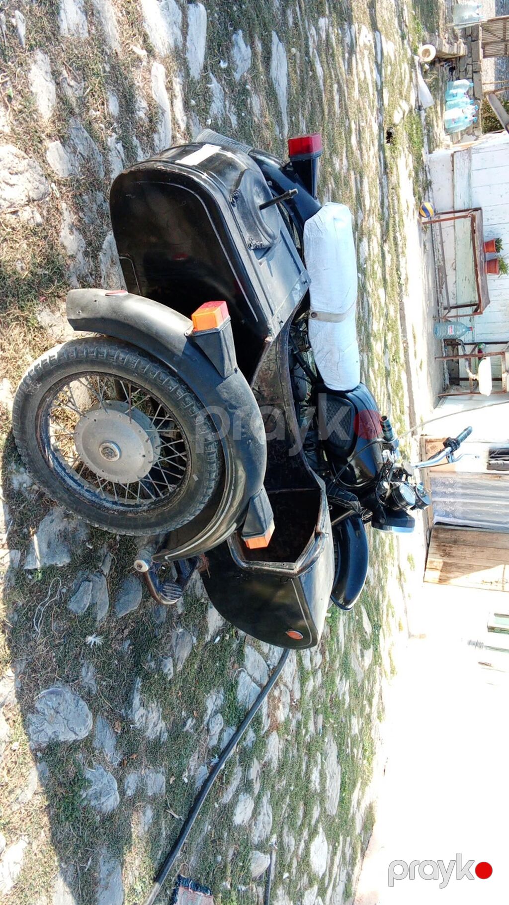 Sovet istehsalı üçtəkərli motosiklet (sayırtısı olan model) — Motosikletlər, Qobustan (3)