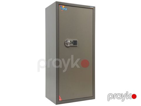 Ofis seyfi Valberg ASM 120T, elektron kodlu, boz — Bakı