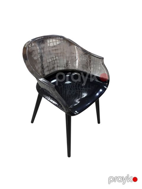 Stul Daim Plastic Milano MyGardenBaku_014, plastik, qara — Bakı