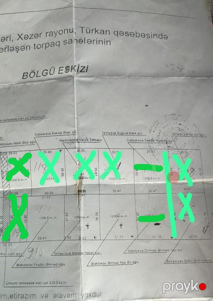 Satış: Torpaq, 12 sot, Xəzər rayonu — Torpaq, Bakı (8)
