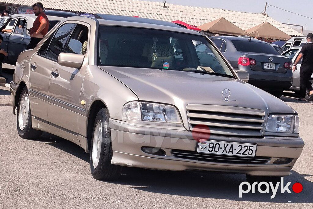 Mercedes C 220, 2.2 L, 1996 il, 390 587 km — Avtomobillər, Bakı (2)