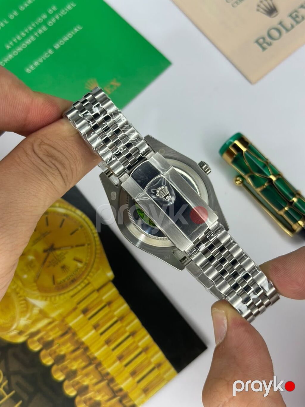 Yeni, Qol saatı, Rolex, rəng - Yaşıl — Qol saatları, Bakı (3)