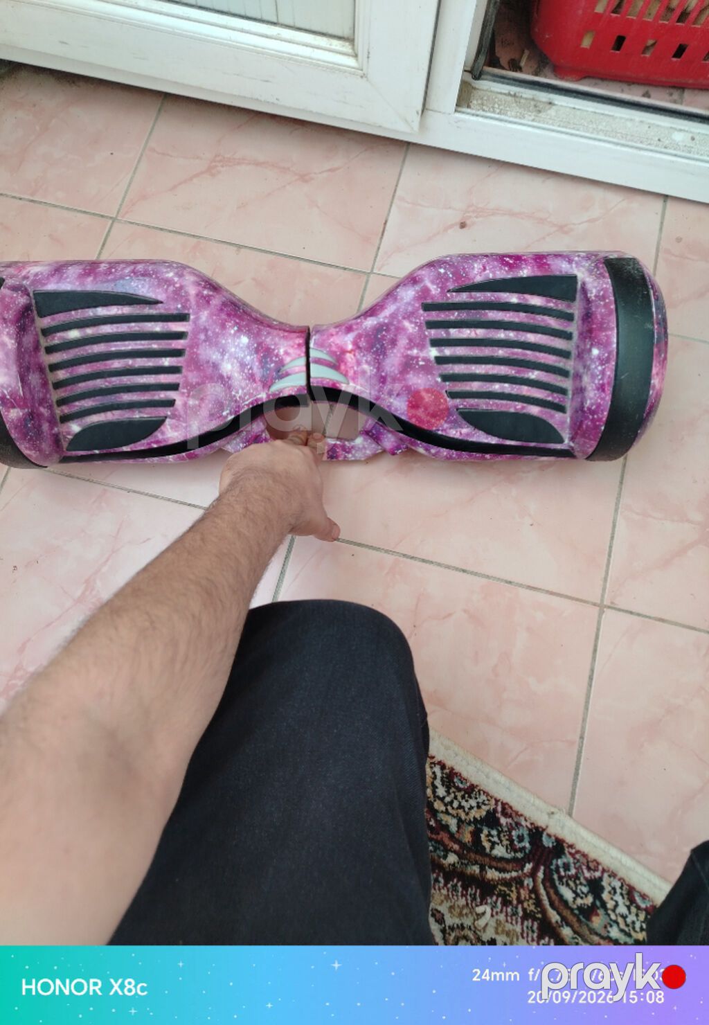 Özünəbalanslı elektrikli skuter (hoverboard) – bənövşəyi/kosmos — Hiroskopler, Bakı (2)