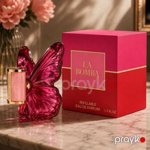 La bomba parfum 80ml Dubay istehsalidi qaliciliqi 10.12 saatdi — Bakı