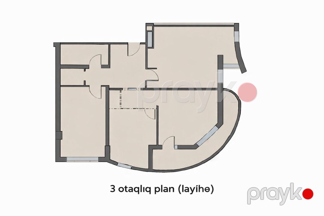 Satılır 2 otaqlı yeni tikili 100.6 m² — Mənzil, Bakı (4)