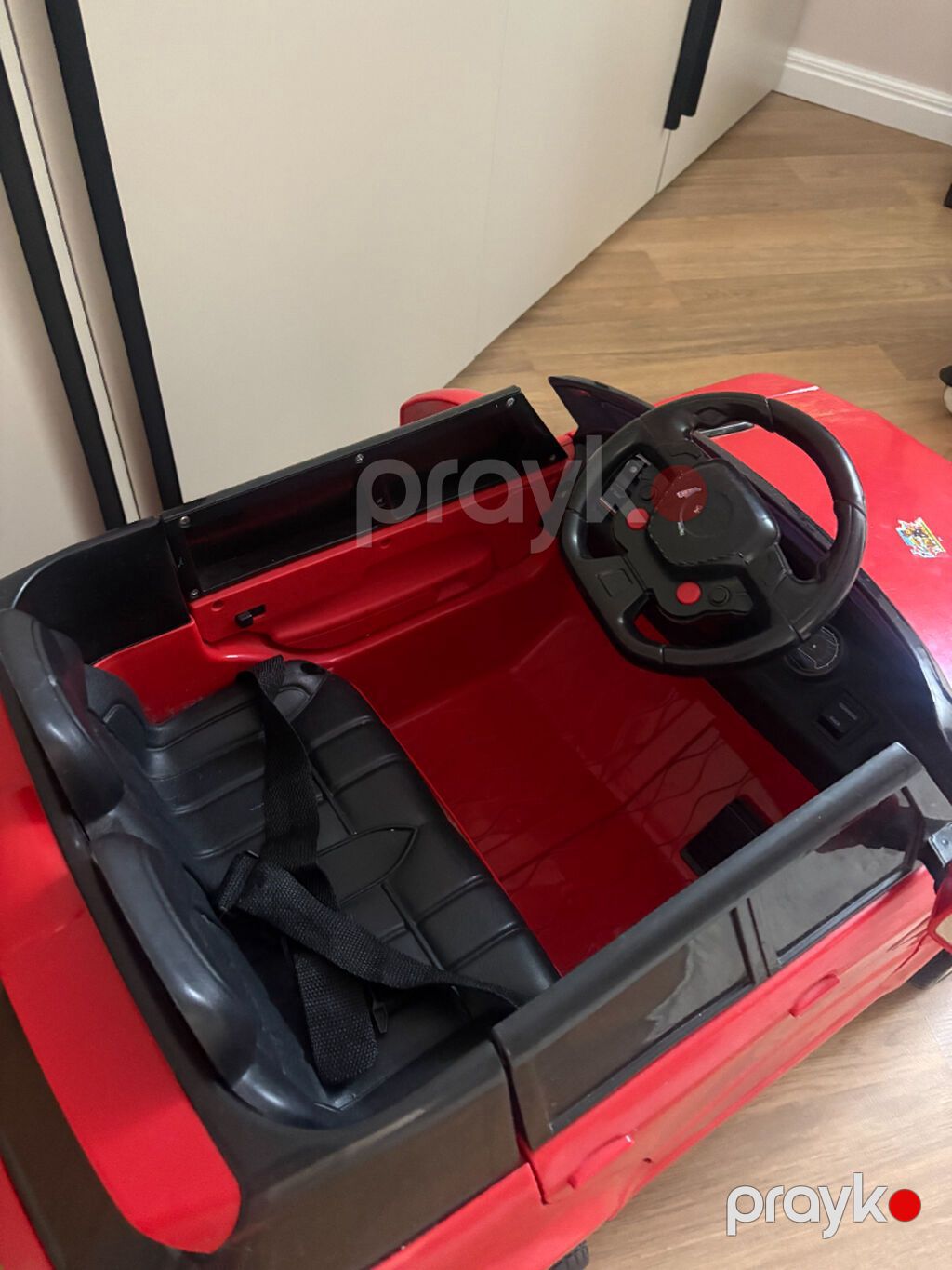 Uşaq üçün elektrikli minik avtomobili - Rəng: qırmızı, SUV stilində — Uşaq avtomobilləri, Bakı (3)