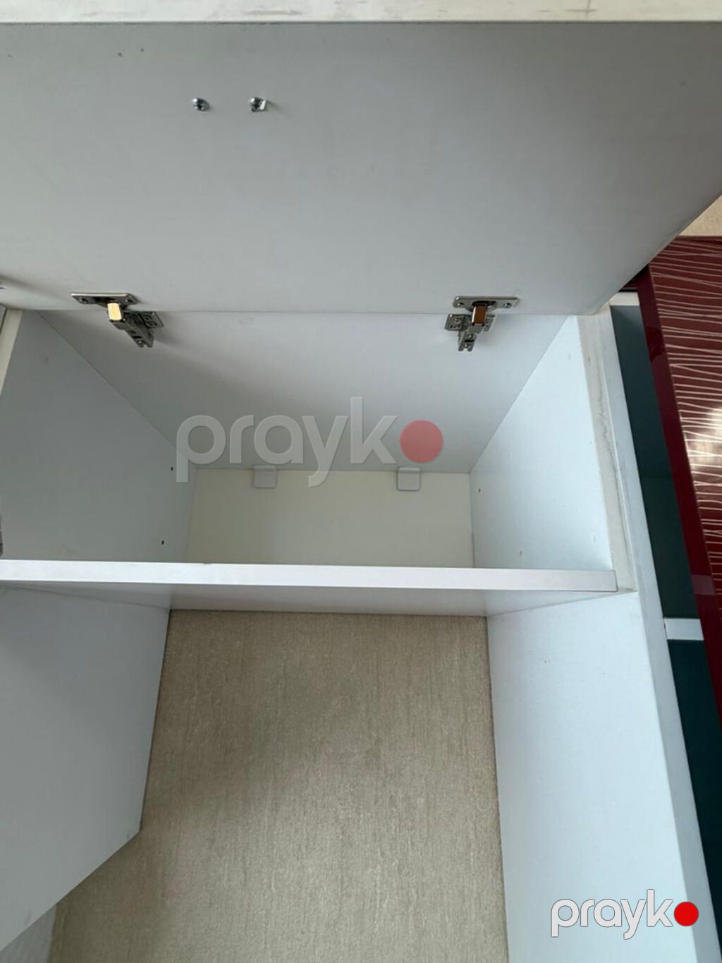 Mətbəx şkafları dəsti - Material: ağ rəngli laminat/MDFlam panellər — Mətbəx mobilyası, Bakı (2)