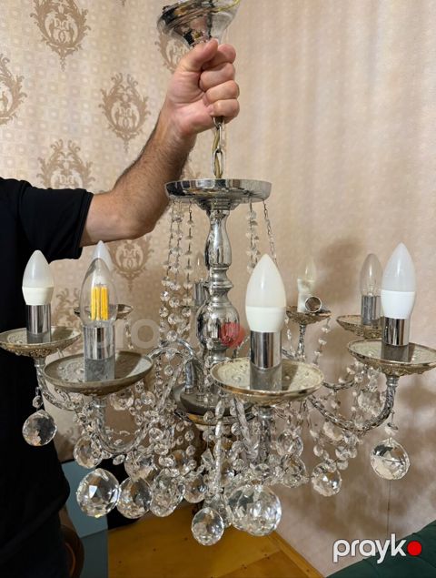 Çılçıraq, 5 lampa, Metal — Digah