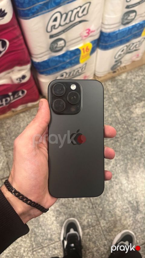 IPhone 16 Pro, 128 GB, Black Titanium — Bakı