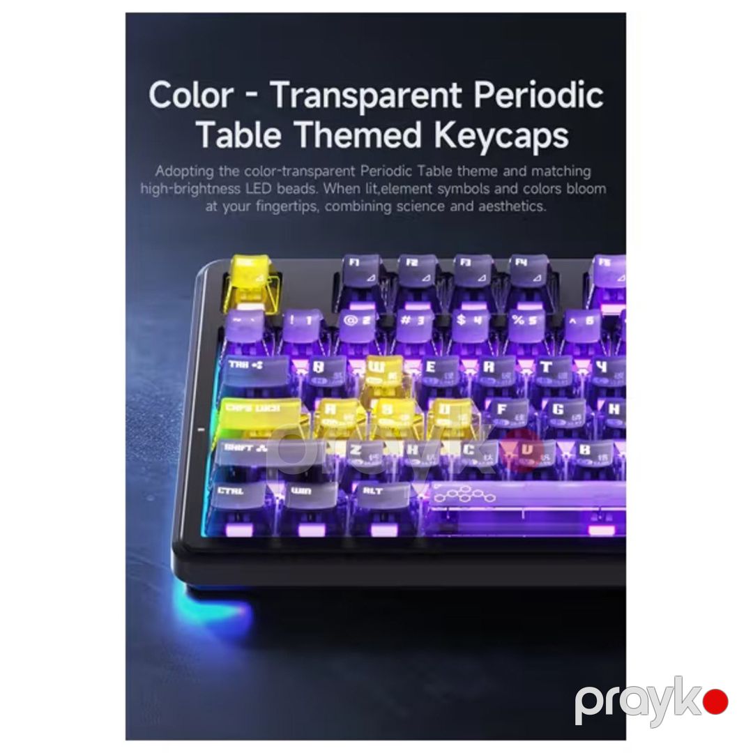 Ajazz MK87 Prism Purple-Yellow — Periferik cihazlar, Bakı (3)