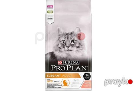 Quru yem Purina Pro Plan Elegant həssas dərisi olan pişiklər üçün, qızılbalıq ilə 1 kq çəki ilə — Bakı