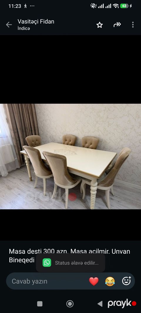 Masa desti 300 azn. Masa acilmir. Unvan Bineqedi rn kod1086inst — Bakı