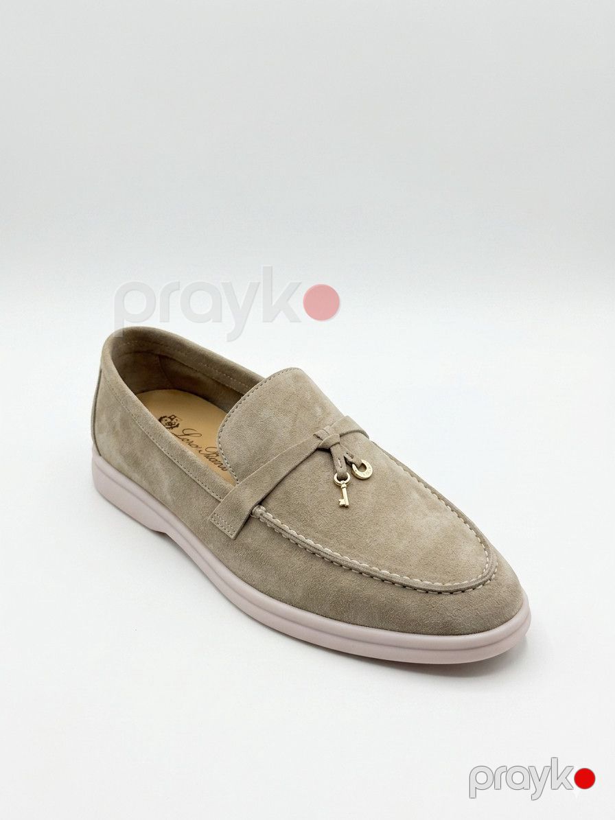 Slipon No brand 38 Bej Nubuk — Mallar, Bakı (3)