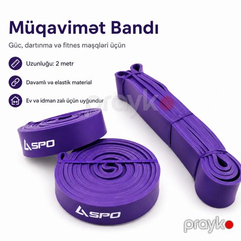 Elastik lent rulonu Aspo, rezin, bənövşəyi — Bakı