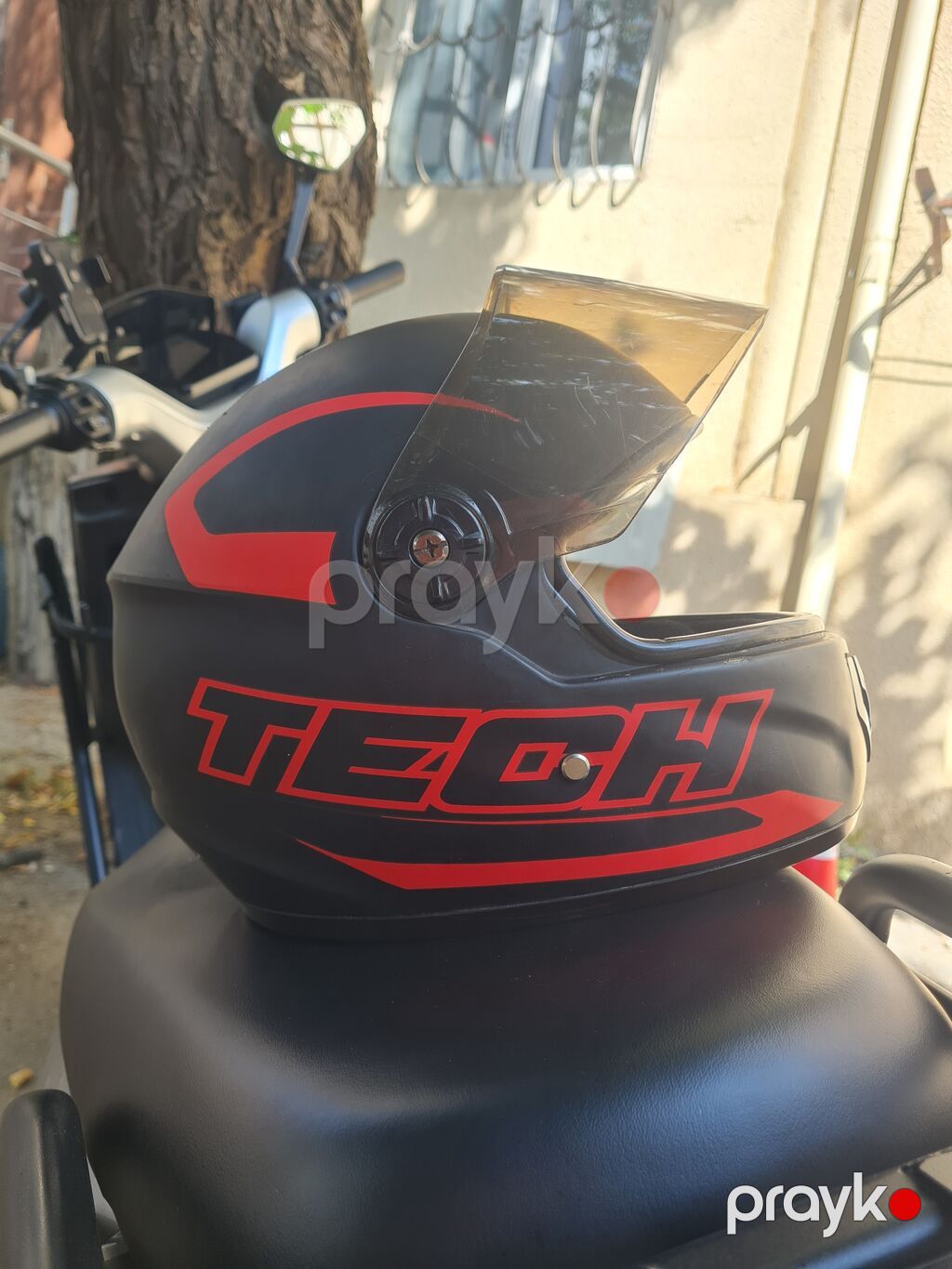 Moto dəbilqə – tam üzlü (full-face) model + interkom - Brend: Safe — Motosiklet geyimi, Bakı (3)