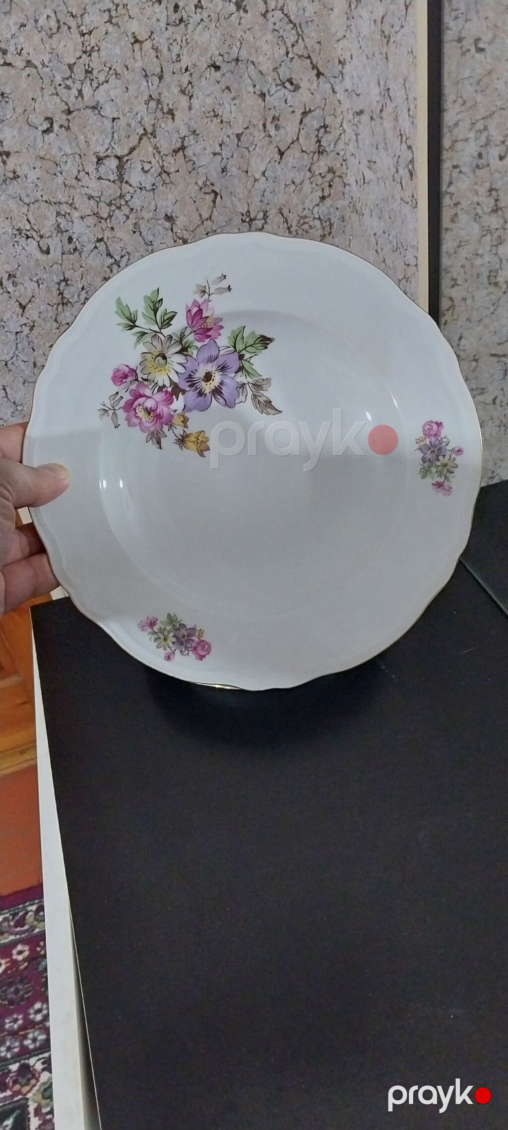 Boşqablar, 4 ədədli dəst, rəng - Ağ, Farfor — Süfrə qabı, Salyan (2)