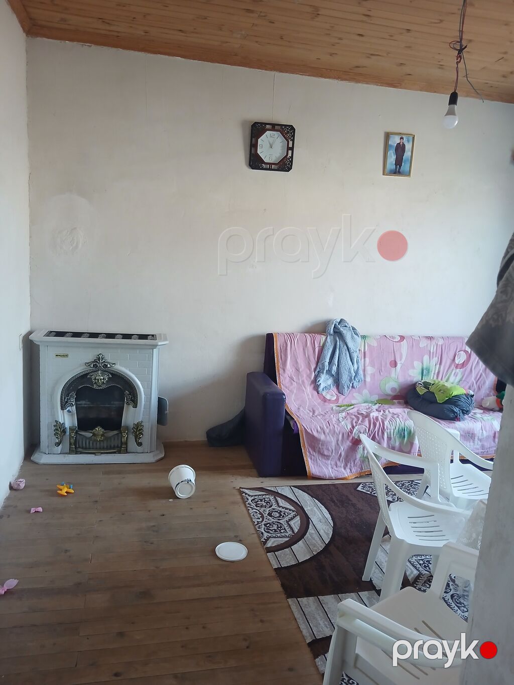 Həyətyanı sahəli həyət evi 2. Təsvir: - Daş hasarla əhatələnmiş — Ev, villa, Digah (7)
