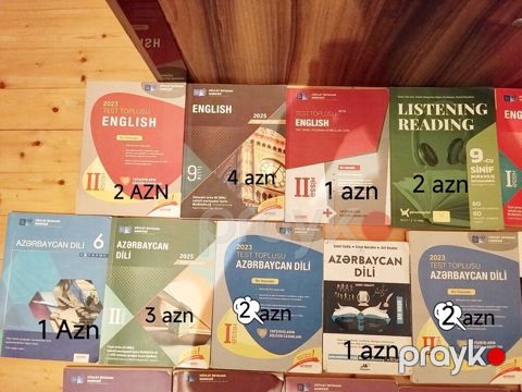 DİM və digər nəşrlərdən imtahana hazırlıq üçün kitablar toplusu — Bakı