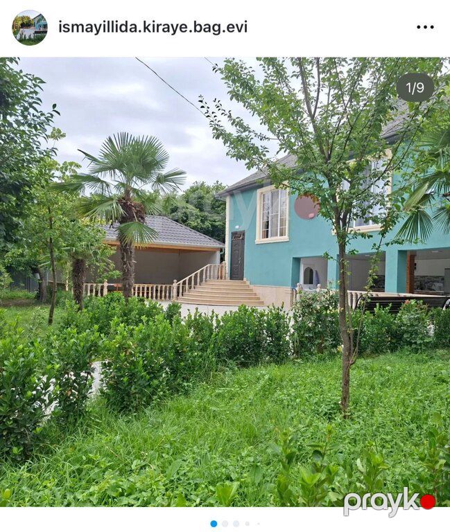 Bağ evi kirayə verilir, İsmayıllı r — Ev, villa, İsmayıllı (5)