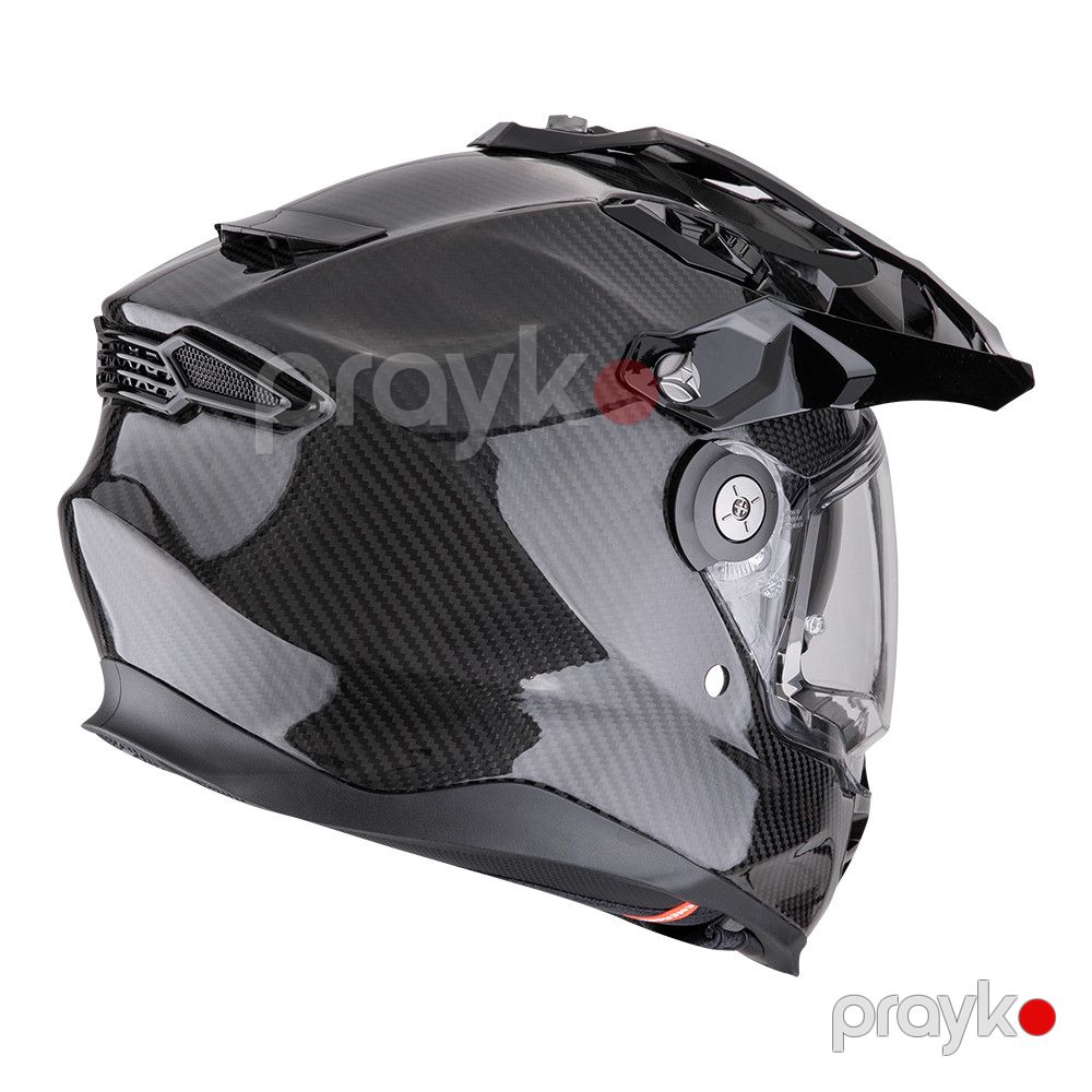 Motosikl dəbilqəsi ADF-9000 Carbon AIR Solıd Black XXL — Mallar, Bakı (2)