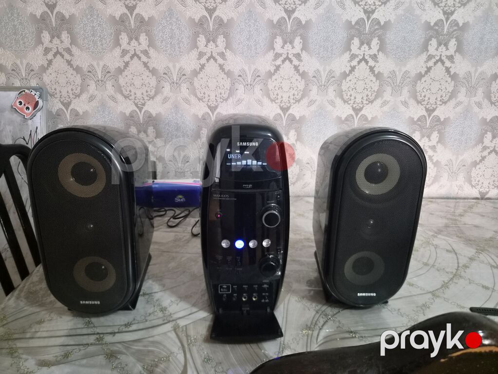 Samsung MAX-KX75 DVD Karaoke Mini System - Komplekt: mərkəzi blok + — Akustik sistemlər, Bakı (5)