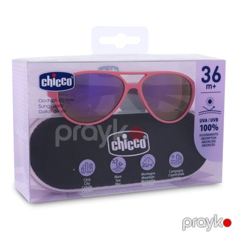 Qızlar üçün gün eynəkləri Chicco, çəhrayı, 36 ay — Bakı