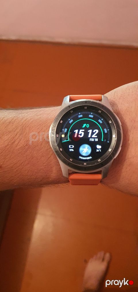 Samsung Galaxy Watch (46 mm) ağıllı saat - Korpus: paslanmayan polad — Bakı